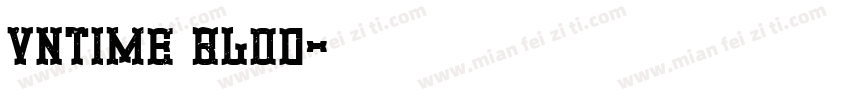 VNtime blod字体转换